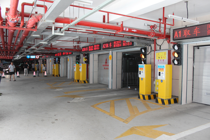 福建廈門上古街立體停車樓停車場管理系統(tǒng)