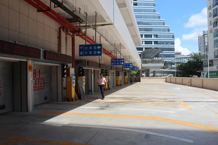 福建廈門上古街立體停車樓停車場管理系統(tǒng)